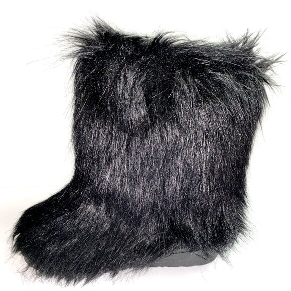 Valpeak Women's Faux Fur Boots Winter Mid-Calf Snow Boots Fuzzy Fluffy Size6.5 - Picture 4 of 11